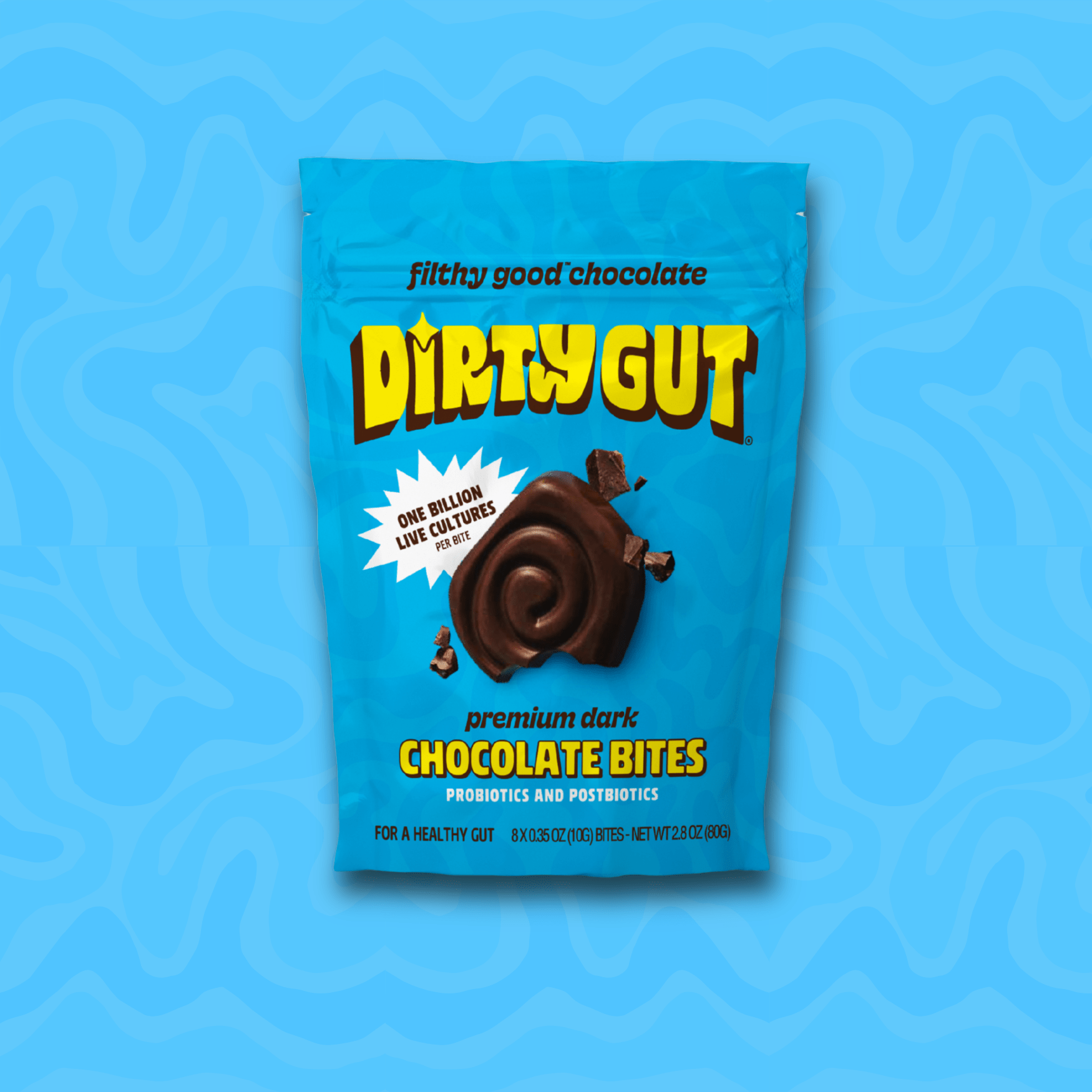 DARK CHOCOLATE 'BITES' - DIRTY GUT